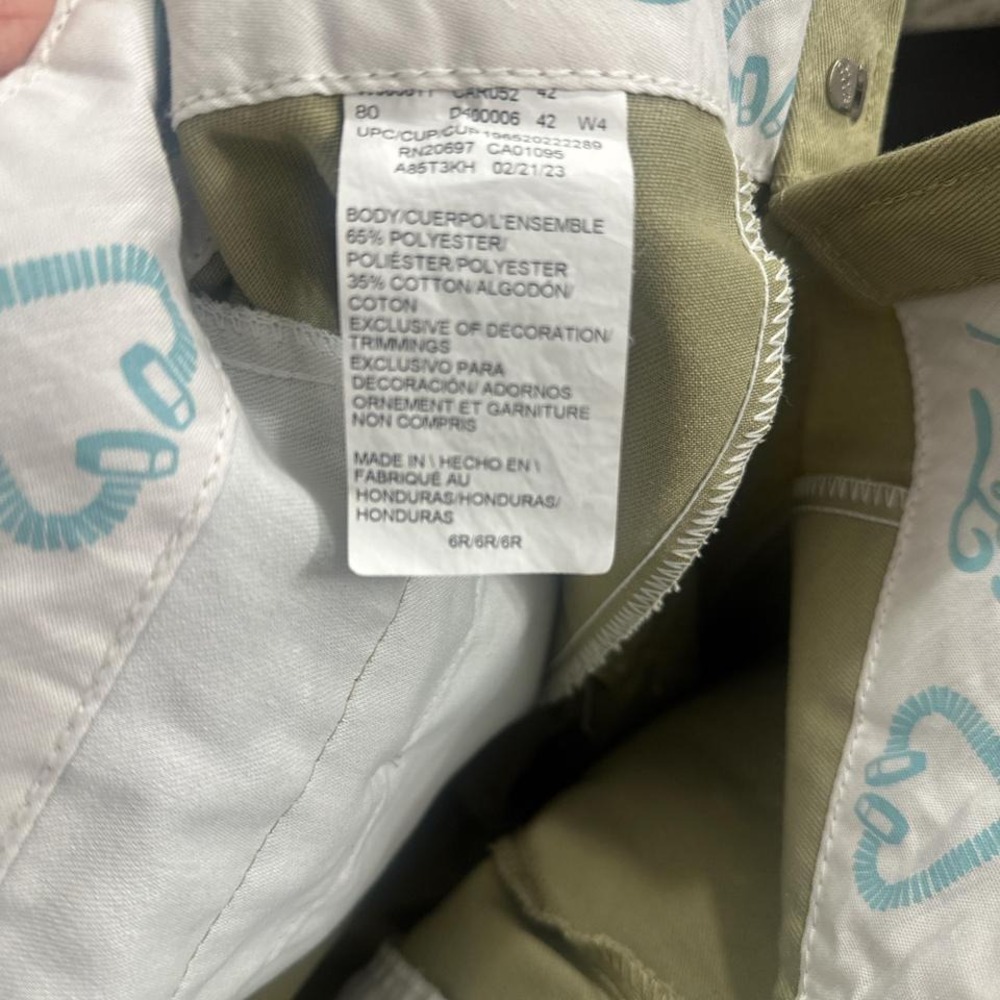 Dickies x Sydney Sweeney Khaki Work Pants. Rare Collab Size 6. - Picture 8 of 8